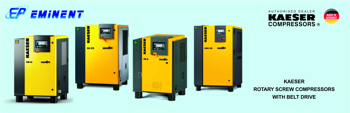 KAESER ROTARY SCREW COMPRESSORS WITH BELT DRIVE